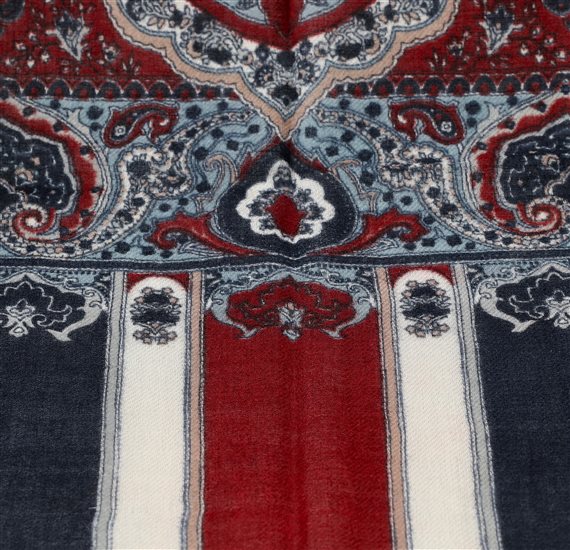 Pashmina Paisley y Rayas