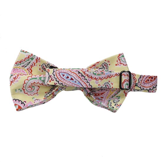 Reversa laço amarelo com Paisley