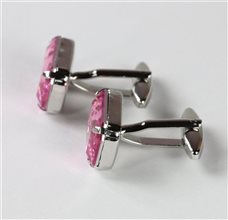 Botões de Punho Rosa