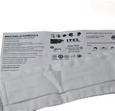Tecido Antibacteriano Máscara Reutilizável