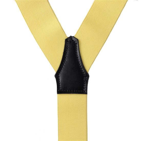 Suspensórios elásticos amarelo