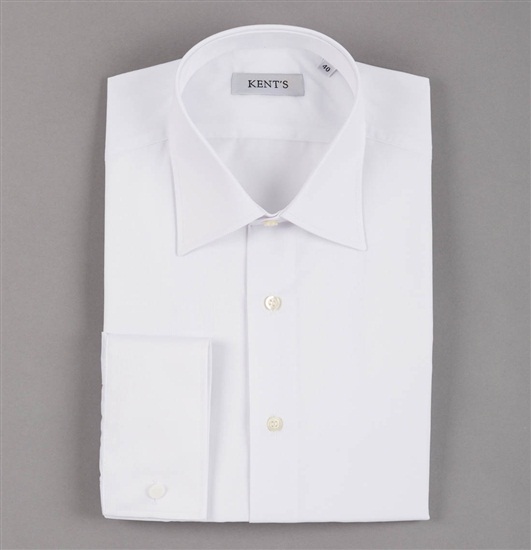 Camisa Clásica Branco Tamanho Especial