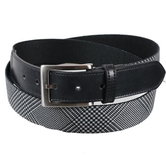 Cinto Principe de Gales Preto e Branco