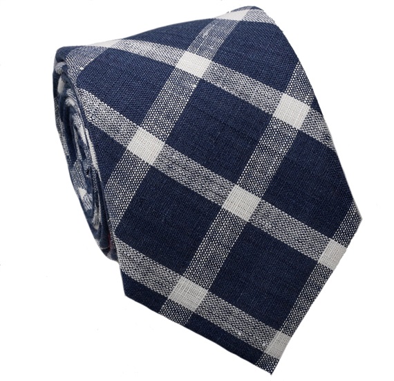 Gravata Xadrez Azul