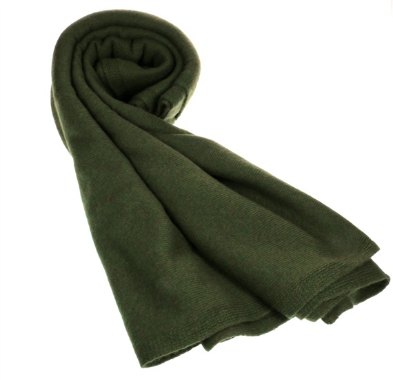 Lenço Pashmina Cashmere Verde Escuro