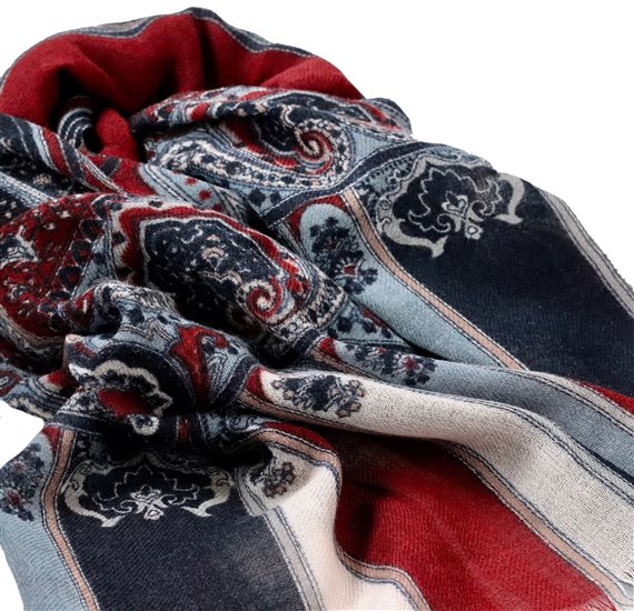 Pashmina Paisley e Riscas