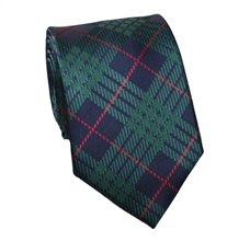 Gravata Xadrez Azul e Verde