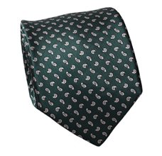 Gravata Verde Desenho Paisley