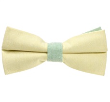 Laço Bicolor Amarelo e Verde