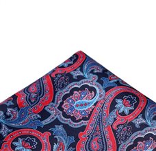 Lenço Bolso Cachemira Azul